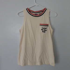 Junk Food Land Of The Fun Muscle Tank Shirt XS